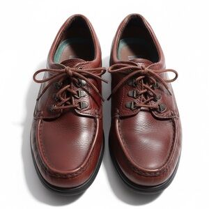 Dexter Brown Leather Moc Toe Oxford Comfort Shoes Casual Lace Up Mens 10